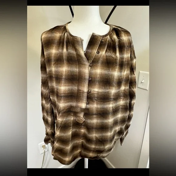 Zara plaid blouse - Picture 8 of 13